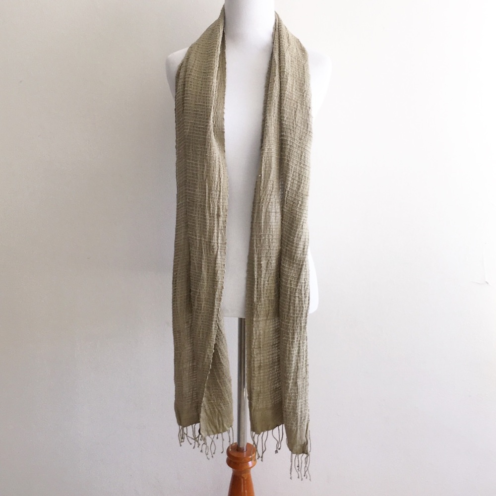 Sabahar Handwoven in Ethiopia Scarf Fringed